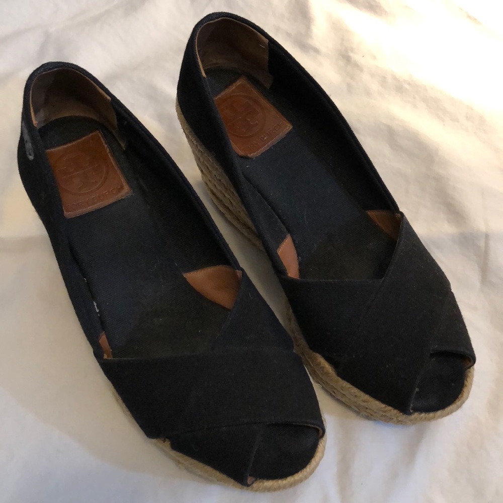 Tory Burch Filipia Wedge Espadrilles.